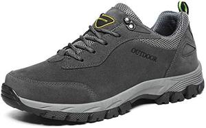 Мужские походные ботинки, спортивная обувь для улицы, удобные кроссовки для пеших прогулок, походов и ежедневной активной жизни на природе Qacksv, серый