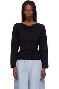 Футболка с длинными рукавами Daffa Baserange, черный