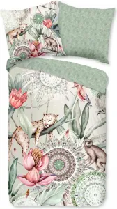 Пододеяльник HIP 200x200 + 2* 80x80 см - тропический принт с мандалами Muller Textil