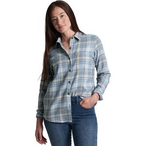 Женская фланелевая рубашка Whisper на пуговицах KUHL, Winter Sky