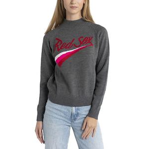 Свитер raglan для женщин Boston Red Sox серый Lusso