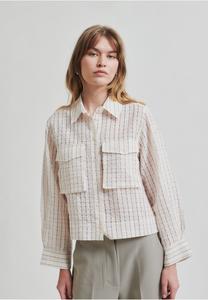 Блузка на пуговицах SECOND ESTERS POCKET Second Female, бежевый