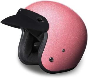 Мотоциклетный шлем Daytona Helmets с полушлемом - одобрен DOT [графика]…, Pink Metal Flake