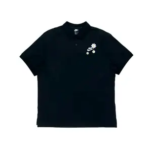 Nike Унисекс поло черное