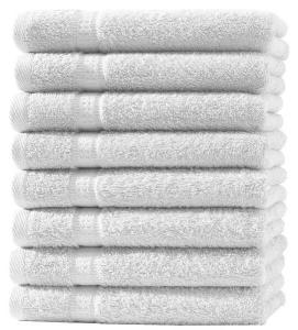 8 шт Frottier Набор полотенец Hometex Premium Textiles, 30x1x50 см, белый