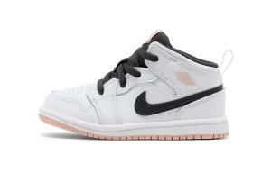 Кроссовки Jordan 1 Mid White Arctic Orange TD