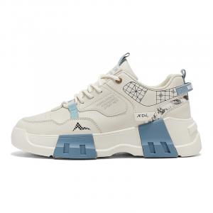 ATONGMU Скользостойкие амортизирующие противоскользящие увеличивающие рост низкие скейтерские унисекс бежевые, цвет Beige