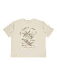 BILLABONG Футболка 'This Is Tropica' из шерсти, белая