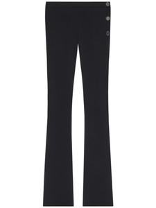 Courrèges расклешенные брюки Oblique, черный