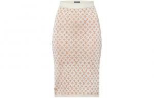 LOUIS VUITTON Женская повседневная длинная юбка, цвет Beige