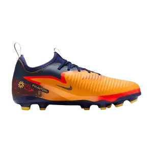 Бутсы Erling Haaland x Nike Phantom 6 Low Academy MG GS 'Laser Orange Blue Void'