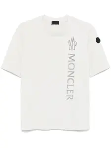 Футболка с логотипом Moncler, белый