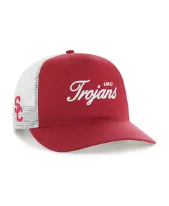 Мужская и женская кепка Cardinal USC Trojans Contemporary Basics Foundation Trucker Hitch Adjustable '47 Brand