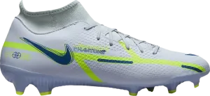 Бутсы Nike Phantom GT2 Academy DF MG 'Grey Dark Marina Blue', серый