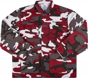 Рубашка Supreme x Hellraiser BDU Shirt 'Camo', разноцветный