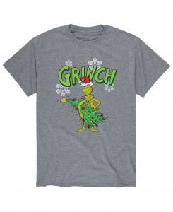 Мужская футболка с изображением доктора сьюза гринча AIRWAVES, серый
