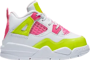 Кроссовки Air Jordan 4 Retro SE TD Lemon Venom, желтый