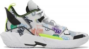 Кроссовки Jordan Why Not Zer0.4 Graffiti, белый