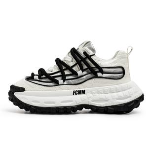 Низкие, массивные, нескользящие кроссовки для мужчин FCMM, Red Blue