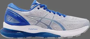 Кроссовки wmns gel nimbus 21 lite show 'illusion blue' Asics, серый