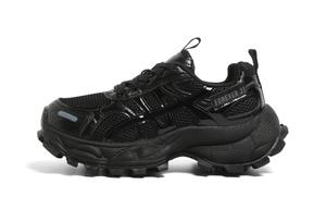 FOREVER 21 Низкие, износостойкие, массивные кроссовки с амортизацией, женские, черные