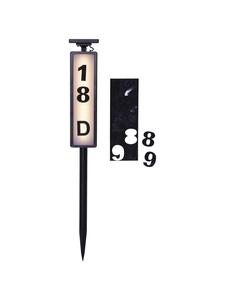 Солнечный номер дома «Пати» со светодиодной подсветкой, цифрами и буквами  STAR Trading