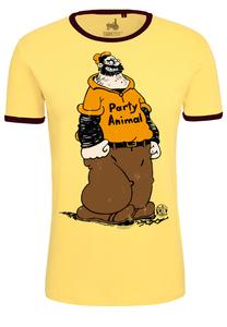 Футболка Logoshirt Popeye Brutus Party Animal, желтый