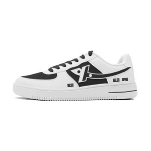 XTEP Низкие противоскользящие амортизирующие кроссовки для скейтбординга, мужские, белые, черные