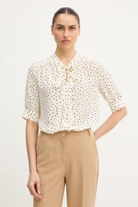 Шелковая блузка barcolana Luisa Spagnoli, бежевый