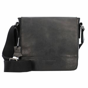 Сумка через плечо Greenburry Pure Black Leder 20 cm, черный