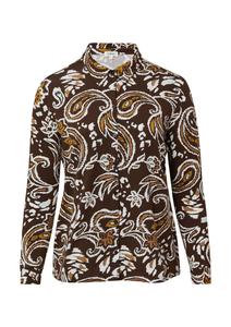 Блуза s.Oliver, темно-коричневый