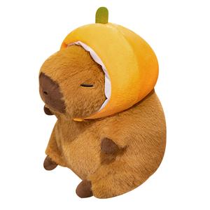 Плюшевая игрушка Capybara превращается в Meerkat, плюшевая кукла, высота 25см/35см/45см Happy Fish