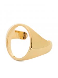 Браслет-манжета с вырезом MM6 Maison Margiela, золотой