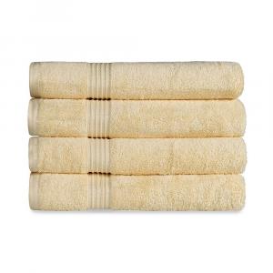 Набор банных полотенец из египетского хлопка SUPERIOR из 4 предметов, цвет Canary