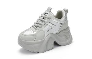 RED DRAGONFLY Массивные кроссовки для женщин с увеличенной высотой, легкие, низкие, повседневные, абрикосово-серебристо-серые, серебристо-серые, цвет Silver Gray