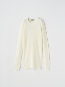 Пуловер с круглым вырезом, ребристой текстурой и длинными рукавами | NOLAH | 30 г