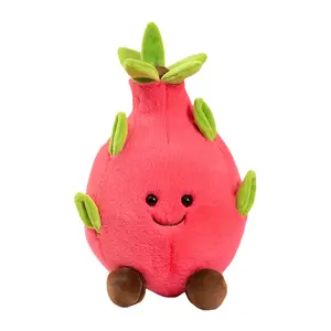 Плюшевая кукла Fun Food, Creative Dragon Fruit, Watermelon Dolls высотой 27см/33см/22см OU DI PIG