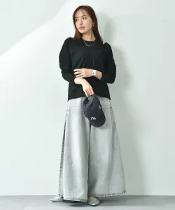 Майка-топ Slab Jersey + комплект с глубоким V-образным вырезом Interplanet, цвет Black