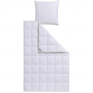 Комплект Fjödur Franzisk пуховое одеяло + подушка, нормальное, белый