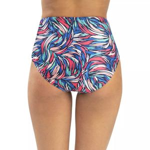 Женские плавки для плавания с завышенной талией и принтом «дельфин» Dolfin