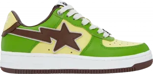Кроссовки Bapesta Green Brown SSENSE Exclusive, зеленый