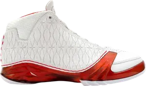 Кроссовки Air Jordan 23 OG White Varsity Red, белый