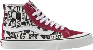 Кеды Vans Yusuke Hanai x Sk8-Hi 138 Decon SF Illustrations, красный