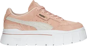 Кроссовки Puma Wmns Mayze Stack Suede Rose Dust, розовый