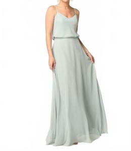 Платье Albi Chiffon в цвете шалфей Eva, Sage