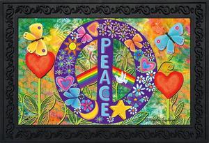 Коврик с цветочным принтом Briarwood Lane Peace, цвет Peace Floral