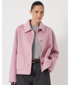 Женская двусторонняя куртка из чистой шерсти Hush, Soft pink