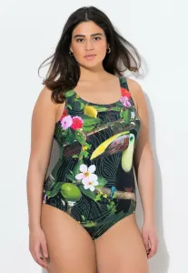 Купальник tukan ohne softcups rundhalsausschnitt Ulla Popken, Black