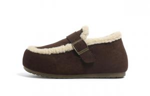 HUANQIU Пряжка для ремня Fuzzy Decoration для обуви Birkenstock женская Coffee