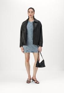 Платье из денима SHORT DRESS Gina Tricot, светло-голубой деним